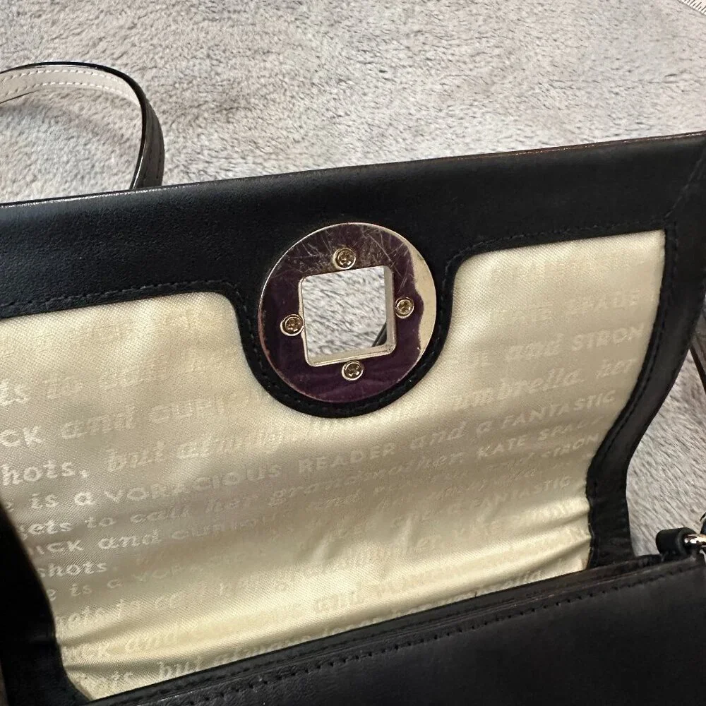 Kate Spade Black Leather Mini Crossbody Purse Newbury Lane Sally Bag